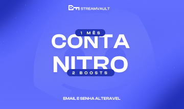 Banner da conta 'Conta com Nitro Gaming (2 Boosts)'